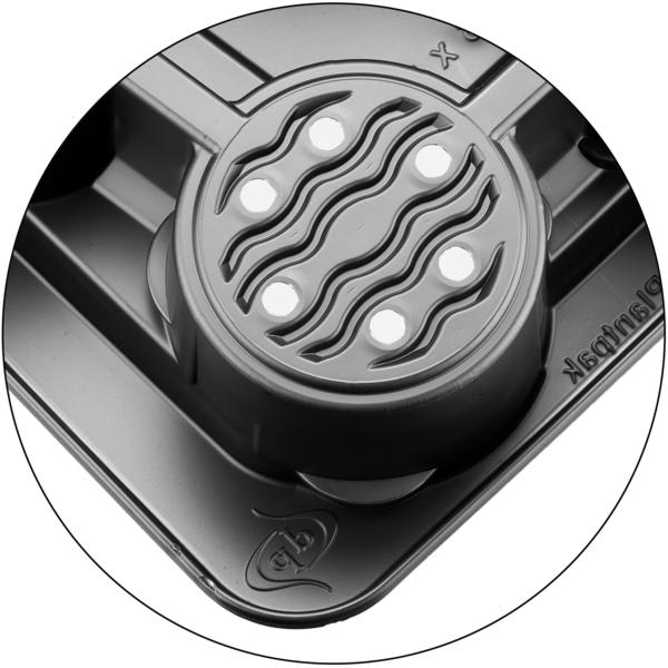 POTTEBRETT DESCH NP 306 6H/17cm m/dren Antra. PL=1200