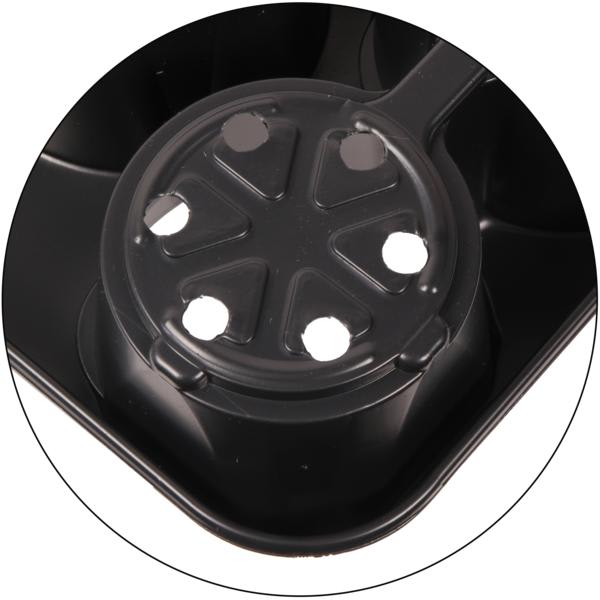 POTTEBRETT DESCH NP 486 6H15cm u/dren Sort PL=1600