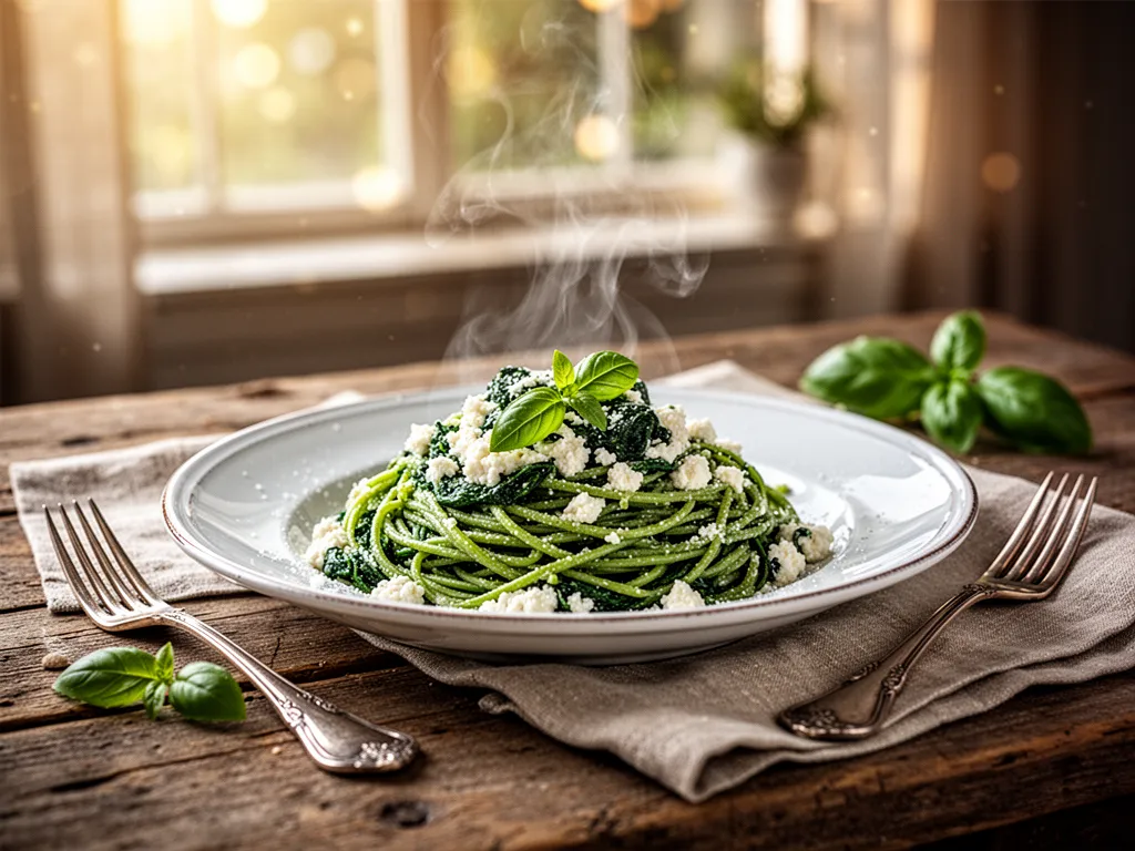 Elegant Spinach Ricotta Pasta