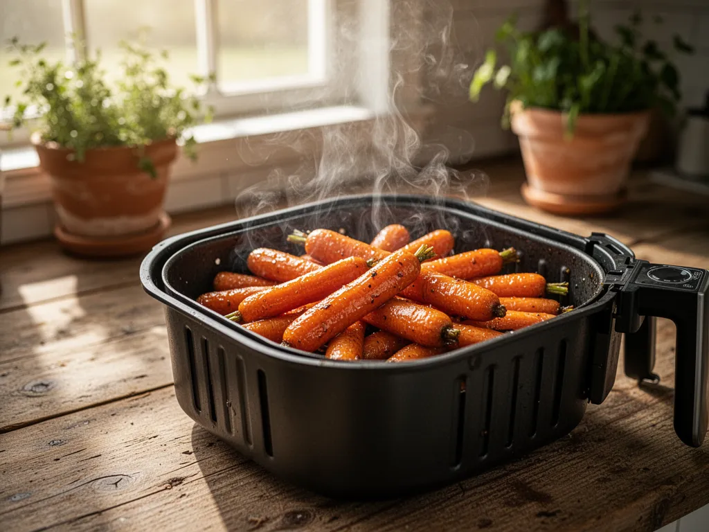 Air Fryer Maple Glazed Carrots