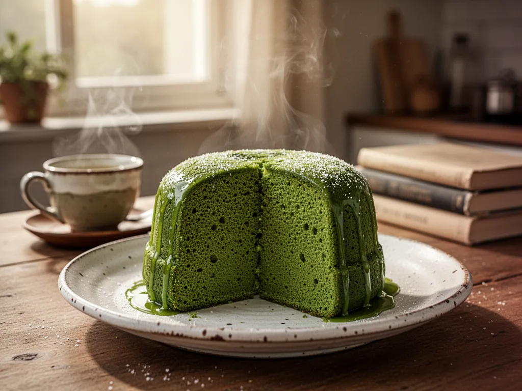 Silky Matcha Green Tea Cake