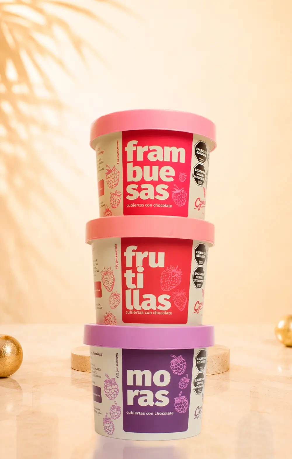 Frutas bañadas en chocolate