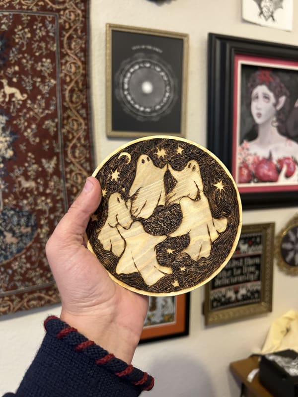 Ghosts Woodburning Cmgopv