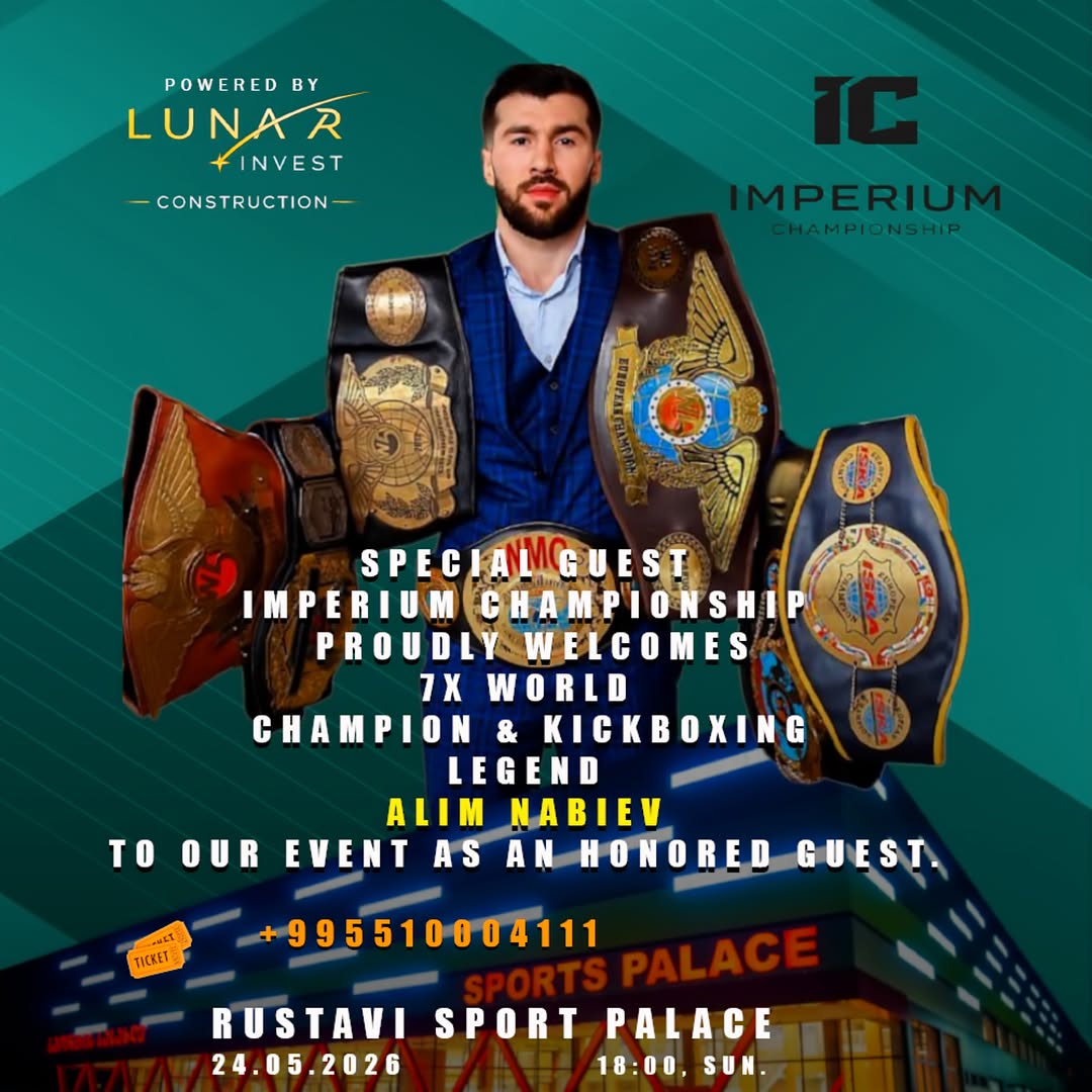 Kickboxing Legend Alim Nabiyev to Attend Imperium Championship as Honored Guest