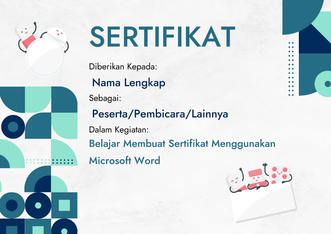 Template Sertifikat