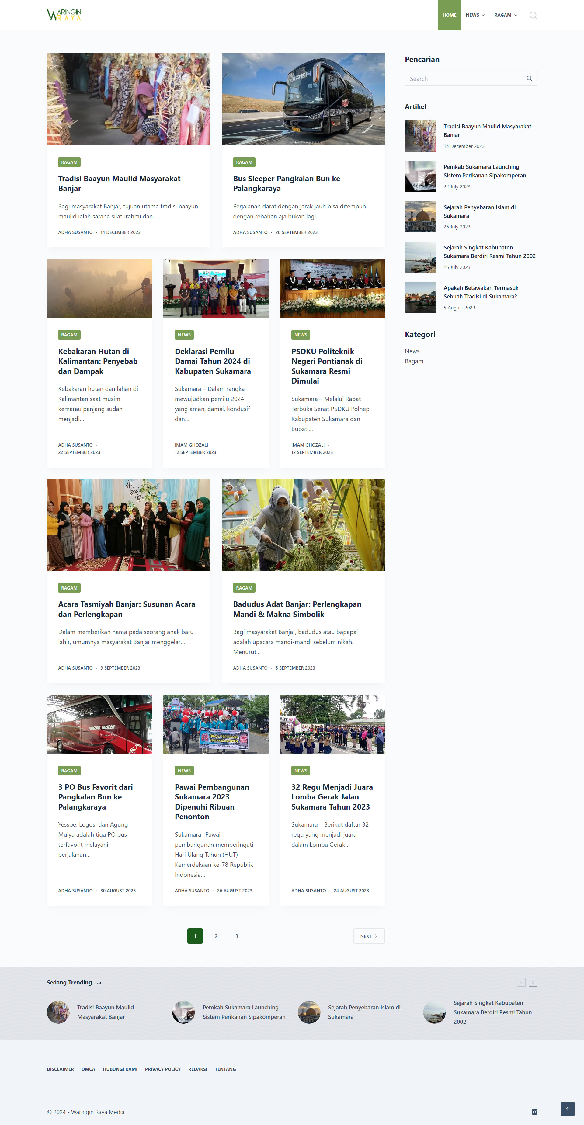 Tampilan Waringin Raya