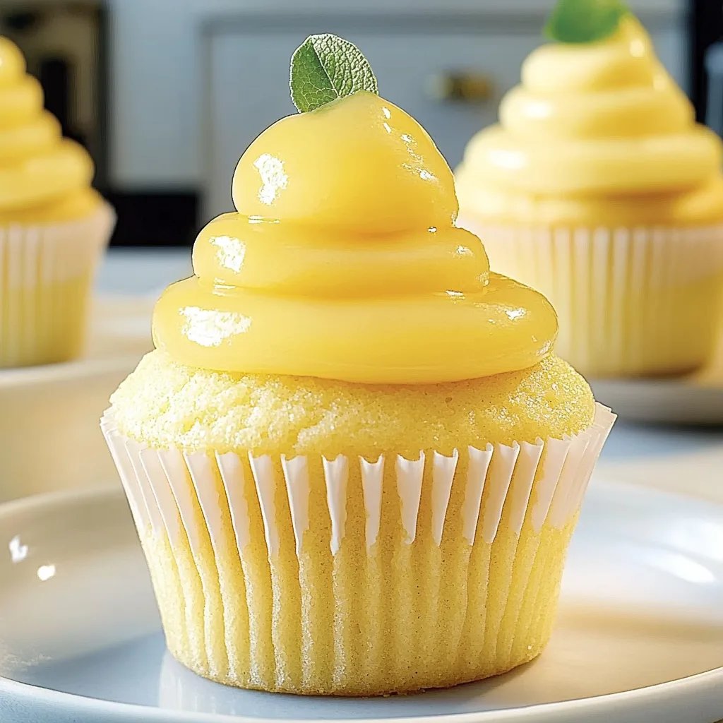 Lemon Limoncello Cupcakes: Zesty Bliss in Every Bite