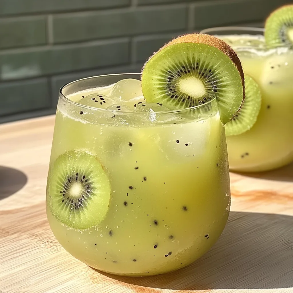Agua de Kiwi Drink: Refreshingly Sweet Summer Sip