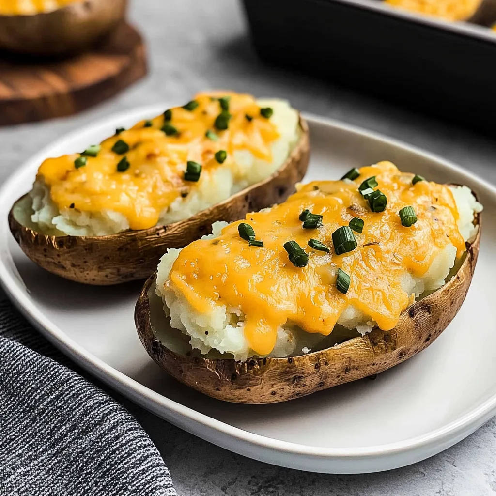 Twice Baked Potatoes: Creamy and Comforting Delight
