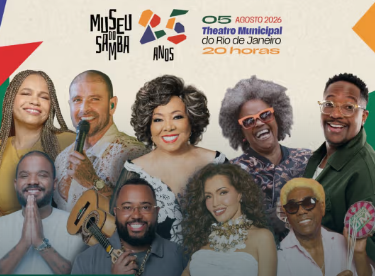 Show Comemorativo 25 Anos Museu do Samba — imagem de divulgação