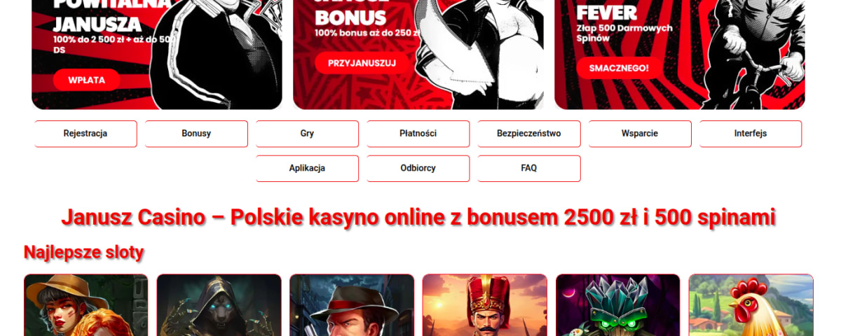 Licencjonowane kasyna online – dlaczego Janusz Casino wyróżnia się na tle konkurencji