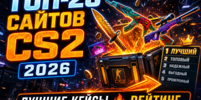 Лучшие сайты с кейсами CS2: сравнение топ-20 платформ по шансам и окупаемости