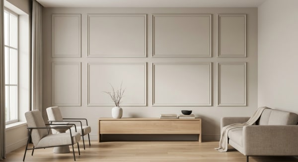 Decorative Wall Molding for Bedroom and Living Room Accents