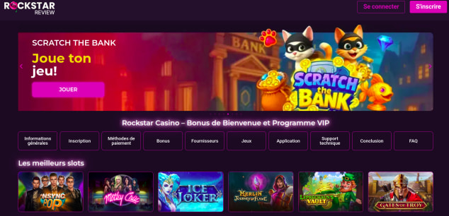 Casino en ligne et cashback quotidien : focus sur l’offre Rockstar Casino