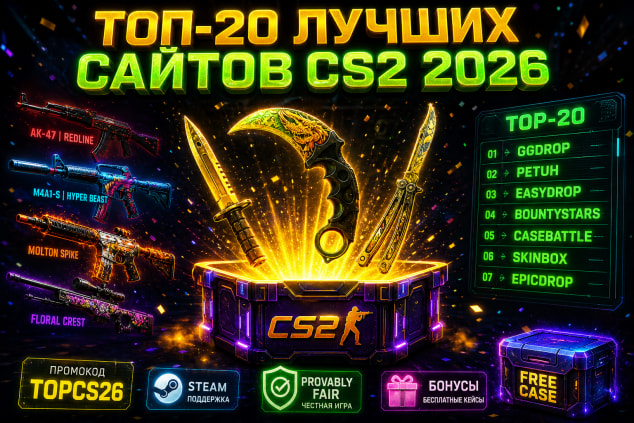 Сайты с кейсами CS2: подборка площадок с удобным интерфейсом и фильтрами