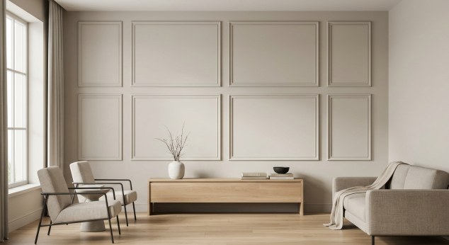 Decorative Wall Molding for Bedroom and Living Room Accents