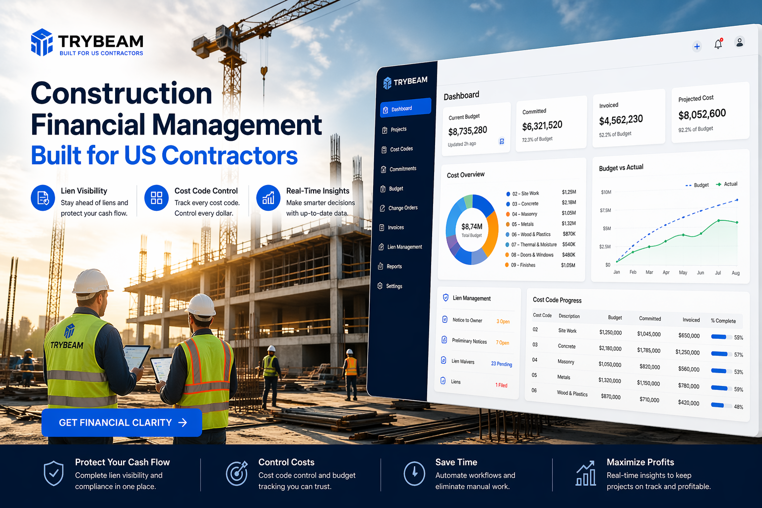 Beam Company Building Construction Financial Platforms for Margin Protection