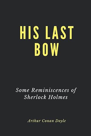 Cover of His Last Bow