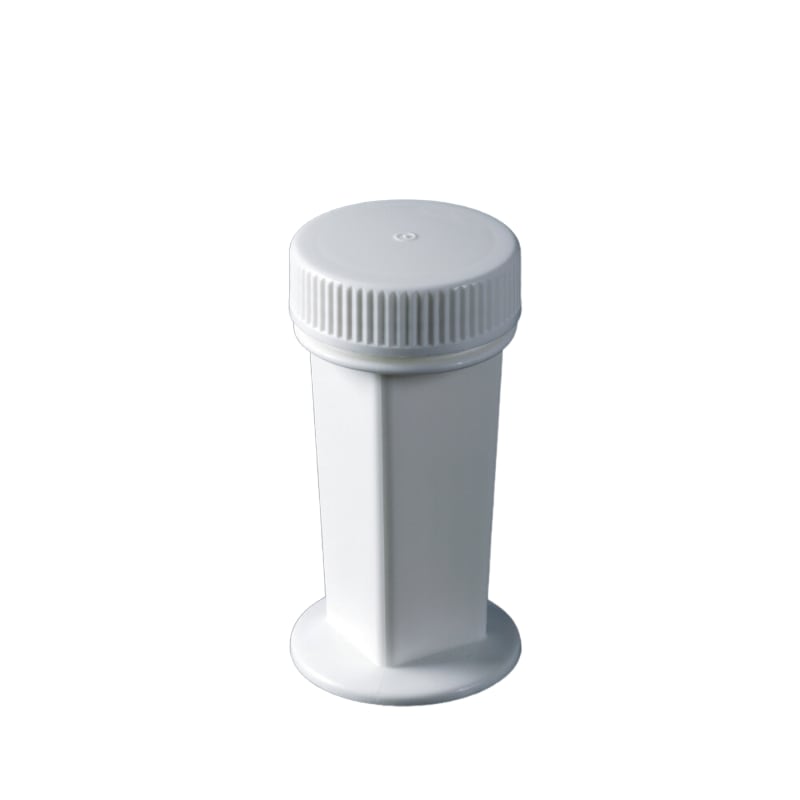 Vaso Coplin Plastico Con Tapa Blanco 5 Puestos Ec-Lab