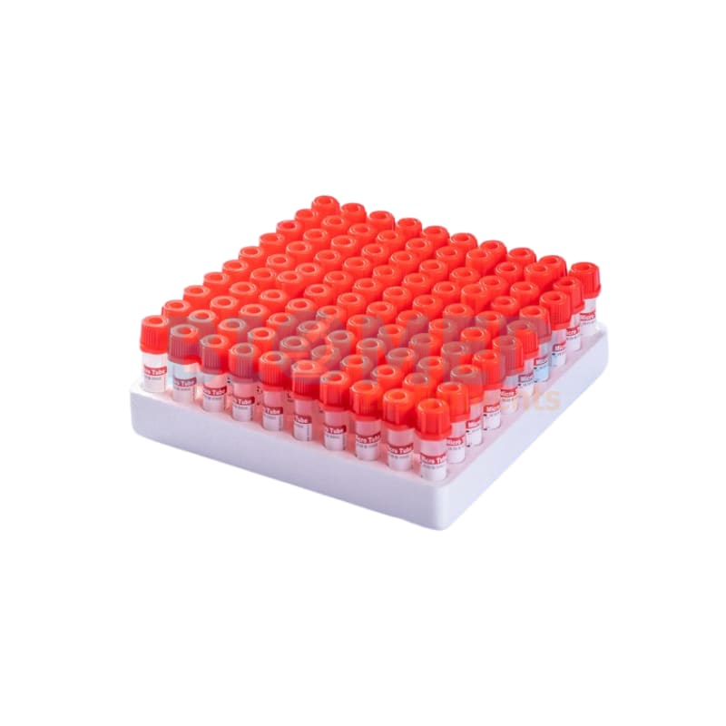 Tubo Tapa Roja Sin Aditivo 0.5 Ml, 100 Unid