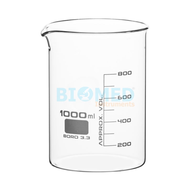 Vaso (Beaker) De Vidrio 600 Ml Clase A