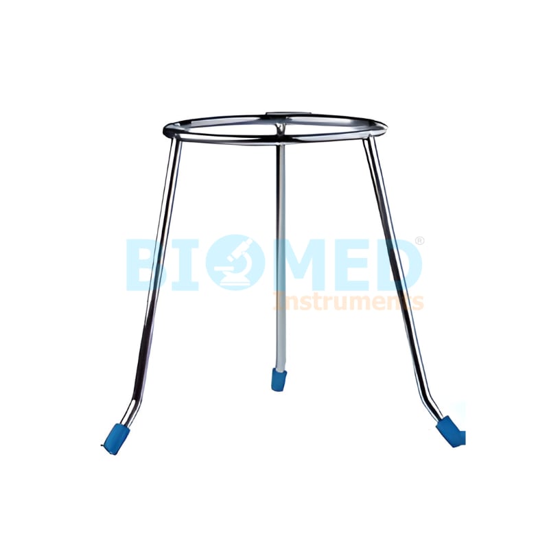 Tripode Redondo Cromado 20 Cm Ec-Lab