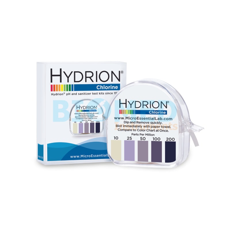 Tirillas Control De Cloro Hydrion Cm-240