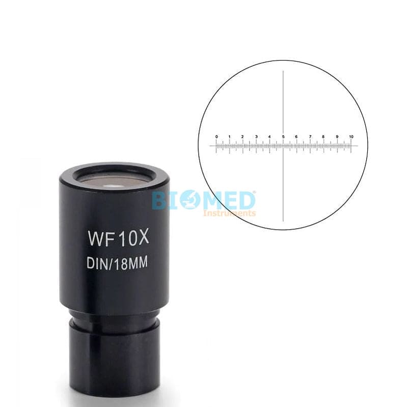 Ocular Para Microscopio Wf10X/18Mm Con Regla Micrometrica Oc10-18R
