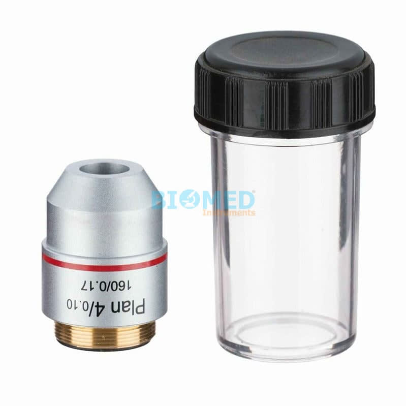 Objetivo Plano Para Microscopio Q200A 4X