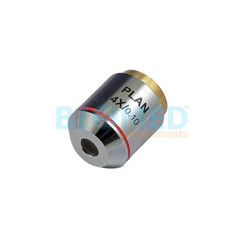 Objetivo Plano Para Microscopio Q190-Lcd 4X