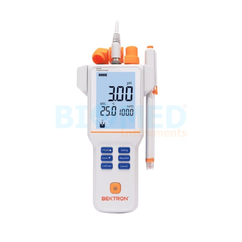 Medidor Portatil De Ph/Mv Y Temp Con Compensacion Automatica Atc Bektron Ph210E