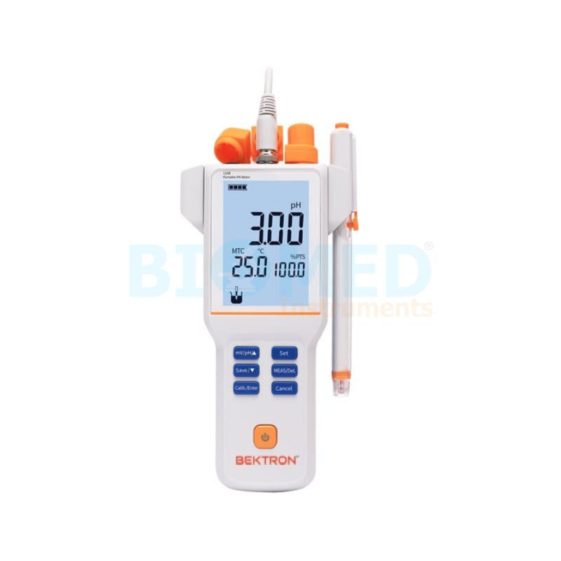 Medidor Portatil De Ph/Mv Con Compensacion Manual Mtc Bektron Ph110B