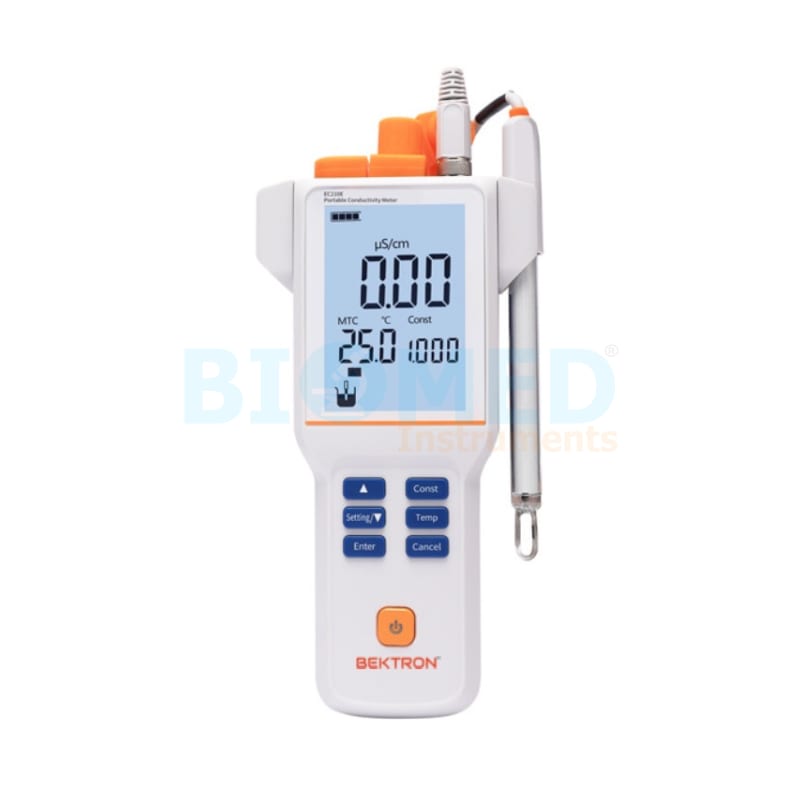 Medidor Portatil De Conductividad/Tds Y Temp Con Compensacion Atc/Mtc Bektron Ec210E