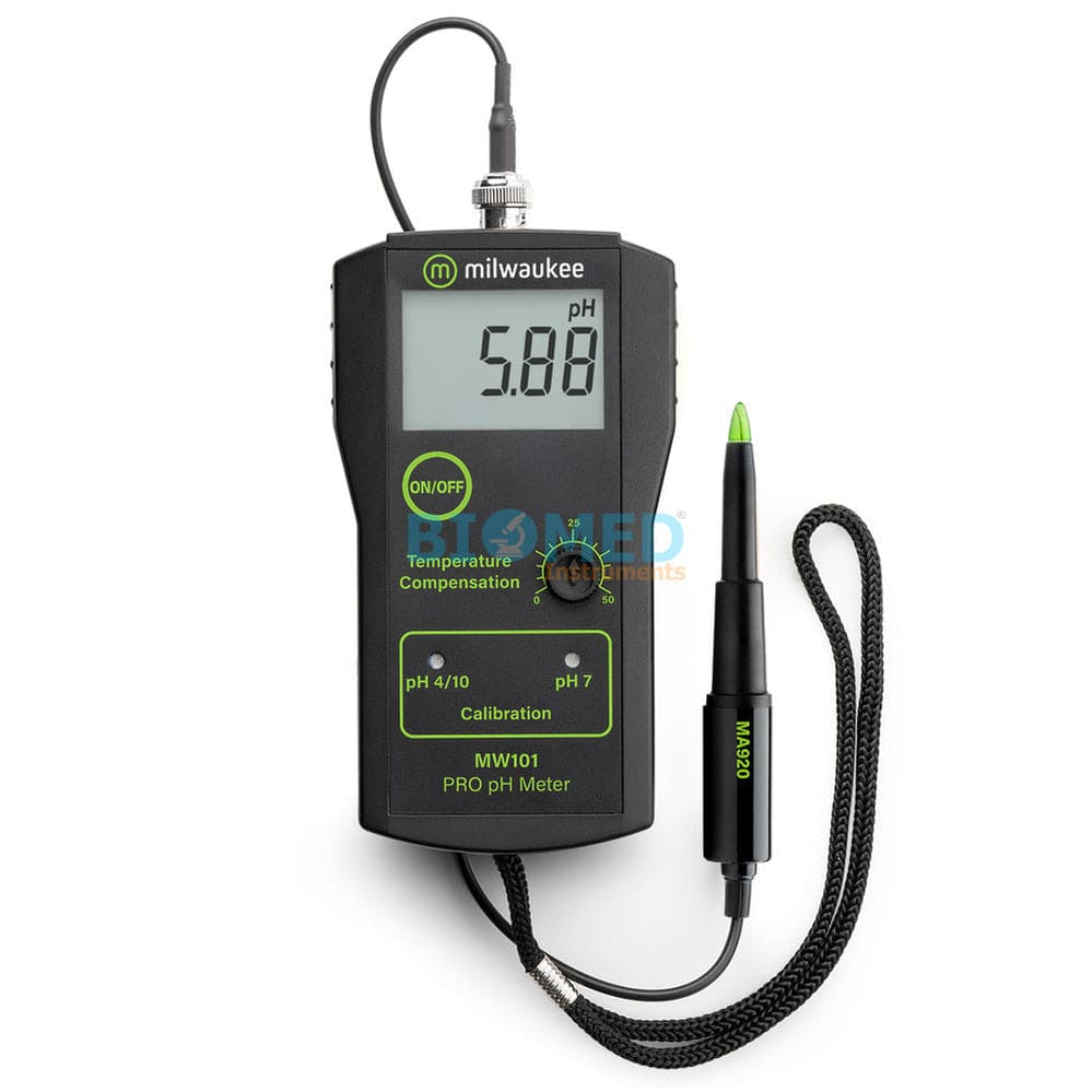 Medidor De Suelo Ph De 0 A 14 Portatil Milwaukee Mw101-Soil