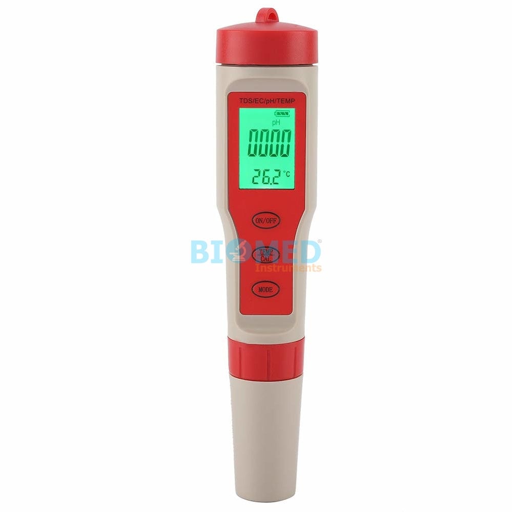 Medidor De Ph/Ec/Tds/Temp 4 En 1 - Ble-9908