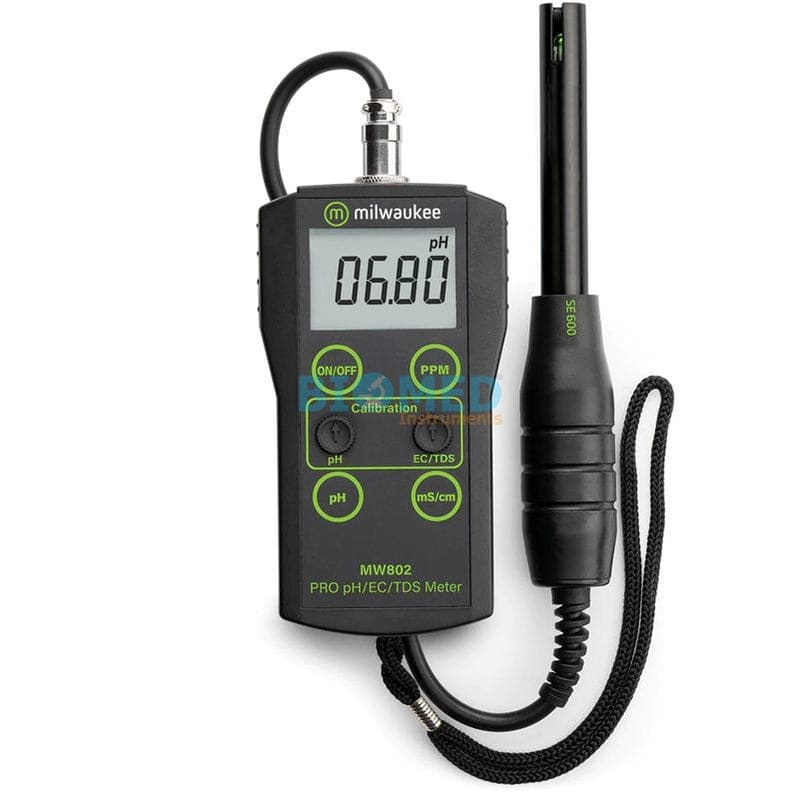 Medidor De Ph/Ec/Tds Portatil Milwaukee Mw802