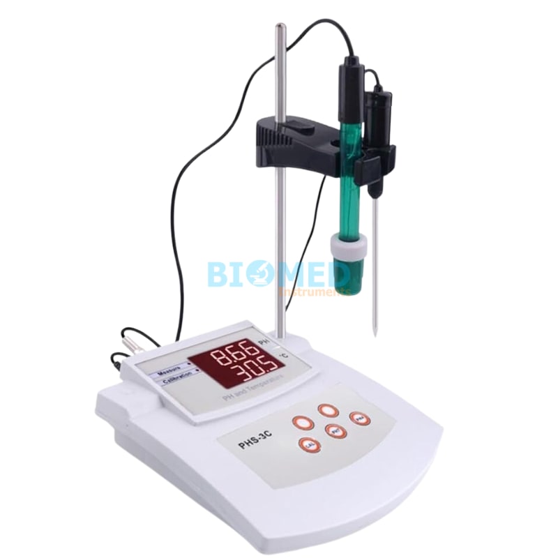 Medidor De Ph/ Temp. De Mesa Profesional Ec-Lab Phs-3C