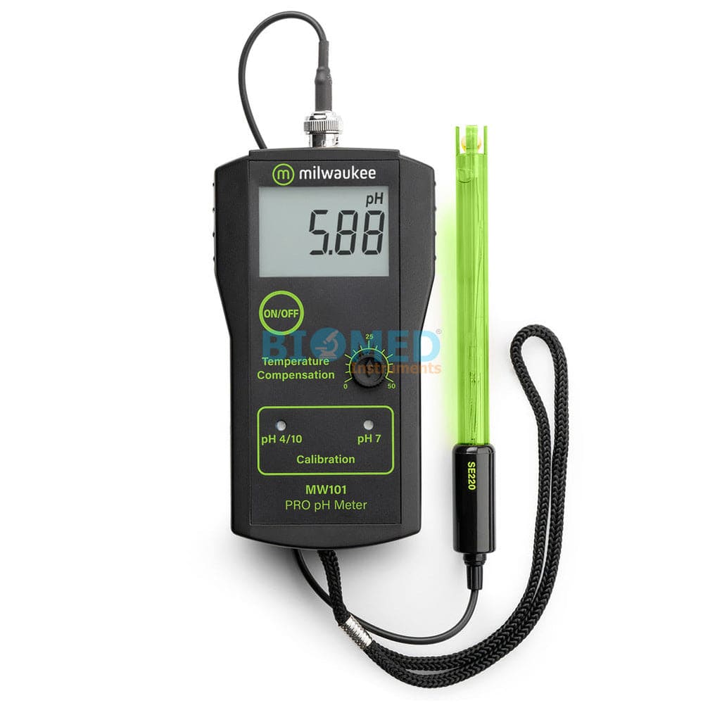 Medidor De Ph Portatil Resolucion: 0,01 Ph Milwaukee Mw101