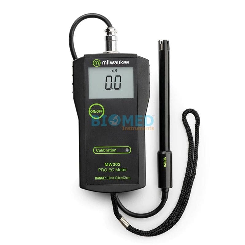 Medidor De Conductividad Portatil Rango: 0.0 A 10.0 Ms/Cm Milwaukee Mw302