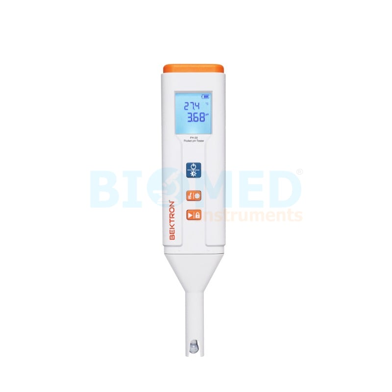 Medidor De Bolsillo De Ph/Mv Y Temp Con Compensacion Atc Bektron Ph-30