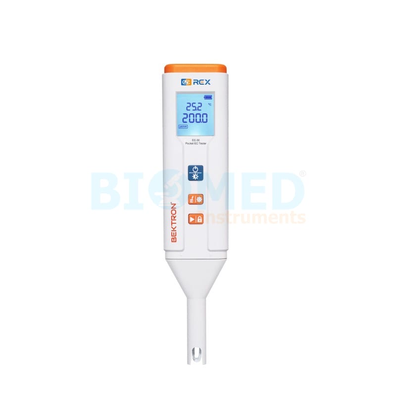 Medidor De Bolsillo De Conductividad/Tds/Salinidad/Resistividad Y Temp Con Compensacion Atc Bektron Ec-30