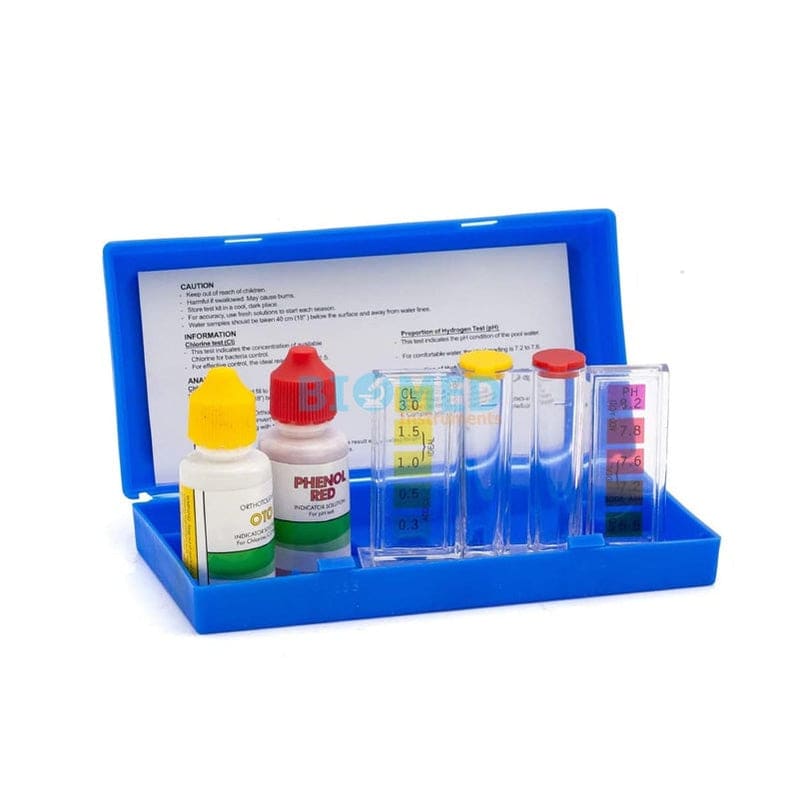 Kit Para Medicion De Ph Y Cloro Para Piscina Ec-Lab