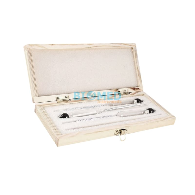 Kit De Alcoholimetro 0-40° / 40-70°/ 70-100° Con Termometro Ec-Lab