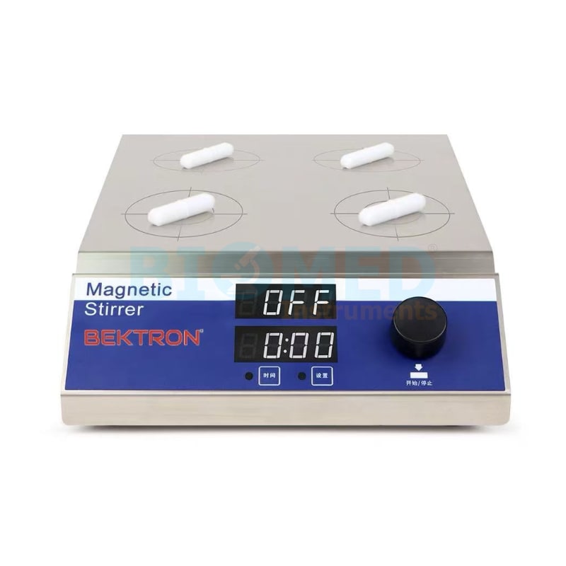 Agitador Magnetico Multiple 4 Puestos 500 Ml Bektron