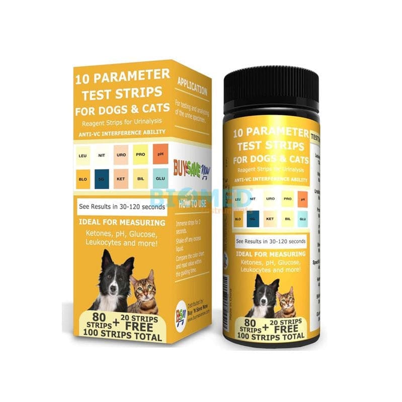 Tiras Para Orina Veterinario 10 Parametros 50 Unid Vet-10