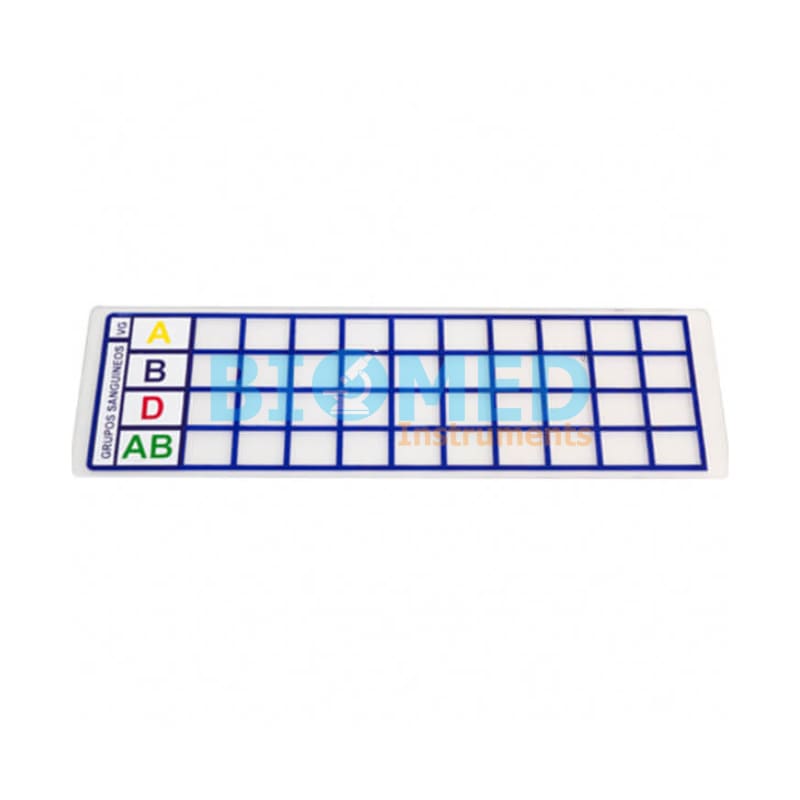Tabla De Lectura Para Tipificacion De Grupo Sanguineo