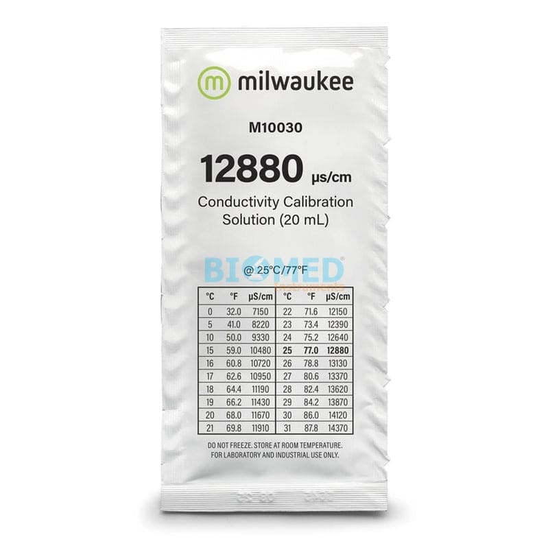 Solucion De Conductividad 12880 Us/Cm Milwaukee M10030B Biomed