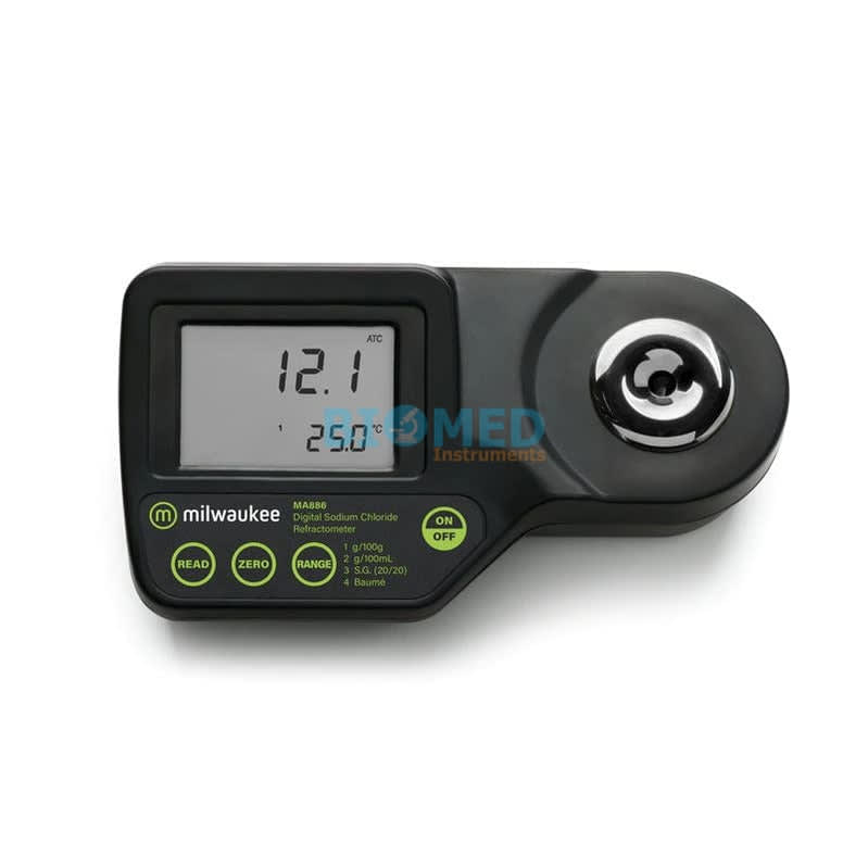 Refractometro Digital De 0-28% Salinidad Milwaukee Ma886