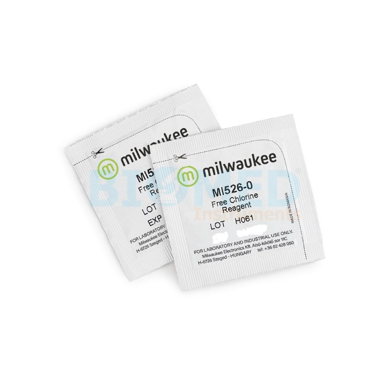Reactivo De Cloro Libre Para Mw10 Y Mi411-P, Milwaukee Mi526-100