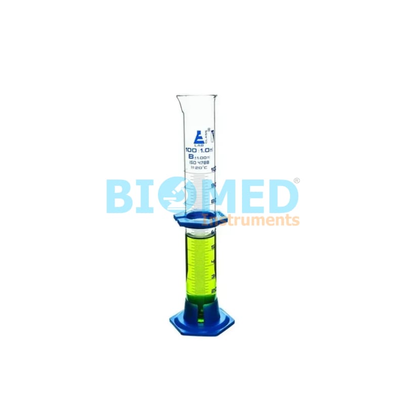 Probeta De Vidrio Base Plastic. 100 Ml